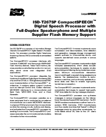 浏览型号ISD-T267Q的Datasheet PDF文件第6页