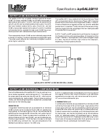 浏览型号ISPGAL22V10C-10LJ的Datasheet PDF文件第3页
