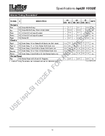 浏览型号ispLSI1032E-100LT的Datasheet PDF文件第10页