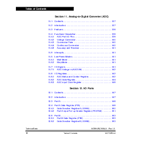 浏览型号MC68HC908JK1CDW的Datasheet PDF文件第10页