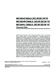 浏览型号MC68HC908JK1EMDW的Datasheet PDF文件第3页