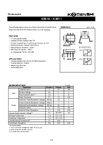 浏览型号K3610的Datasheet PDF文件第1页