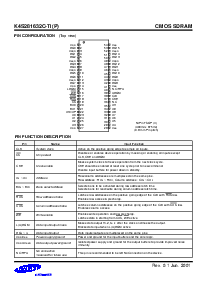 浏览型号K4S281632C-TI的Datasheet PDF文件第4页