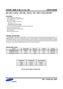浏览型号K4S281632E-TL75的Datasheet PDF文件第3页