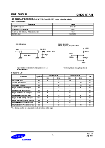 浏览型号K6R1004C1D-KC10的Datasheet PDF文件第5页