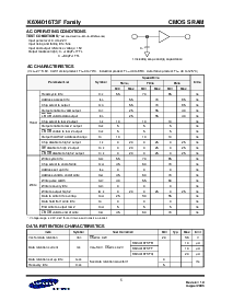 浏览型号K6X4016T3F-TF70的Datasheet PDF文件第5页