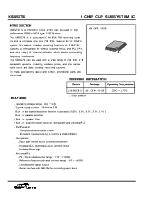浏览型号KB8527的Datasheet PDF文件第1页