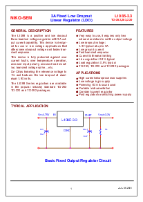 浏览型号L1085S-3.3的Datasheet PDF文件第1页