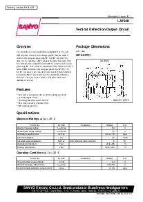 浏览型号LA7840的Datasheet PDF文件第1页