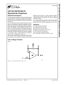 浏览型号LM318M的Datasheet PDF文件第1页