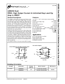 浏览型号LM8262MM的Datasheet PDF文件第1页