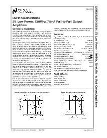 浏览型号LMH6644MT的Datasheet PDF文件第1页