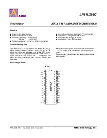 浏览型号LP61L256CS-12的Datasheet PDF文件第2页