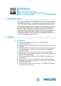 浏览型号LPC2210FBD144的Datasheet PDF文件第1页