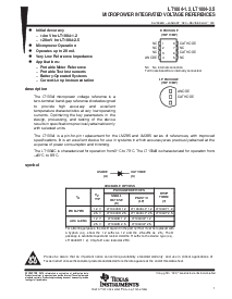 浏览型号LT1004CD-2.5的Datasheet PDF文件第1页