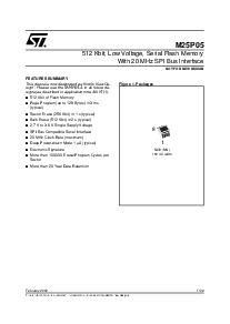浏览型号M25P05的Datasheet PDF文件第1页