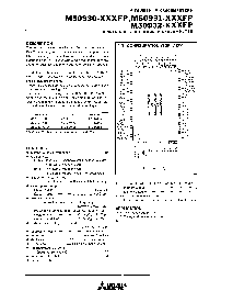 浏览型号M50930的Datasheet PDF文件第1页