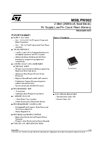 浏览型号M50LPW002的Datasheet PDF文件第1页