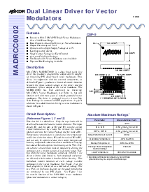 浏览型号MAMDCC0002-DC000的Datasheet PDF文件第1页