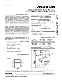 浏览型号MAX1109CUB的Datasheet PDF文件第1页