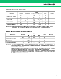 浏览型号MB15E03SLPFV1的Datasheet PDF文件第5页