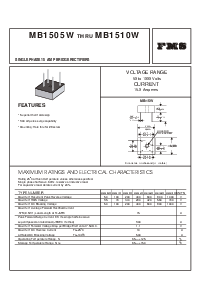 浏览型号MB1510W的Datasheet PDF文件第1页