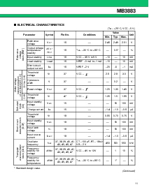 浏览型号MB3883PV的Datasheet PDF文件第11页