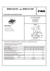 浏览型号MB3510W的Datasheet PDF文件第1页