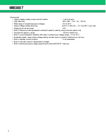 浏览型号MB3887的Datasheet PDF文件第2页