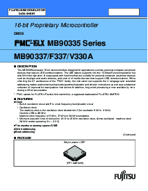 浏览型号MB90335的Datasheet PDF文件第1页