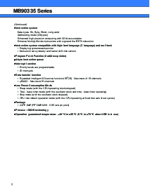 浏览型号MB90335的Datasheet PDF文件第2页
