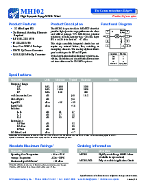 浏览型号MH102的Datasheet PDF文件第1页