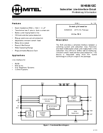 浏览型号MH88612C的Datasheet PDF文件第1页