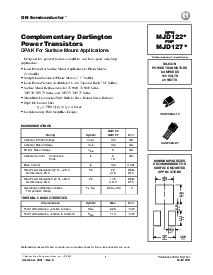 浏览型号MJD122的Datasheet PDF文件第1页