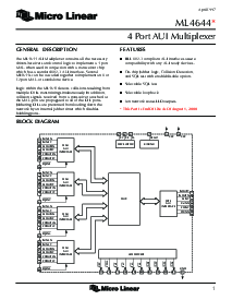 浏览型号ML4644CQ的Datasheet PDF文件第1页