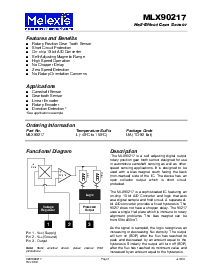 浏览型号MLX90217的Datasheet PDF文件第1页