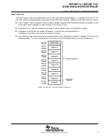 浏览型号MSP430F1121A的Datasheet PDF文件第9页