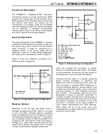 浏览型号MT8880CE的Datasheet PDF文件第3页