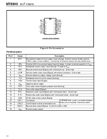 浏览型号MT8840AE的Datasheet PDF文件第2页