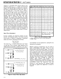 浏览型号MT8870DS的Datasheet PDF文件第4页
