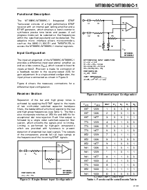 浏览型号MT8889CE-1的Datasheet PDF文件第3页