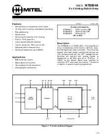 浏览型号MT8804AP的Datasheet PDF文件第1页