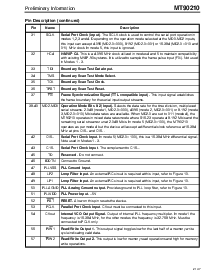 浏览型号MT90210AL的Datasheet PDF文件第3页