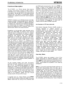 浏览型号MT90210AL的Datasheet PDF文件第5页