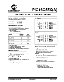 浏览型号PIC16C554A-04I/JW的Datasheet PDF文件第1页