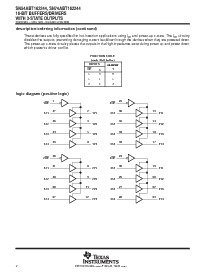 浏览型号SN74ABT162244DLR的Datasheet PDF文件第2页