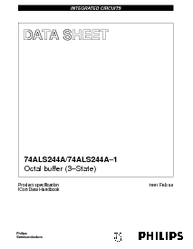 浏览型号74ALS244A-1的Datasheet PDF文件第1页
