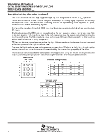 浏览型号SN74LV574ADBR的Datasheet PDF文件第2页