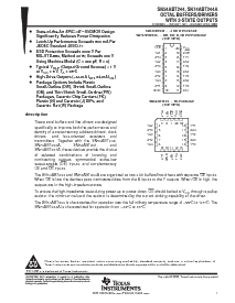 浏览型号SN74ABT244ADBR的Datasheet PDF文件第1页