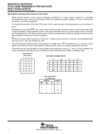 浏览型号SN74LV374APW的Datasheet PDF文件第2页